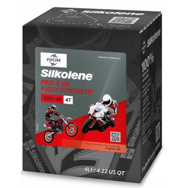 Olej silnikowy Silkolene Fuchs 100% Syntetyczny Ester Pro 4 Xp 10W40 4L Cub