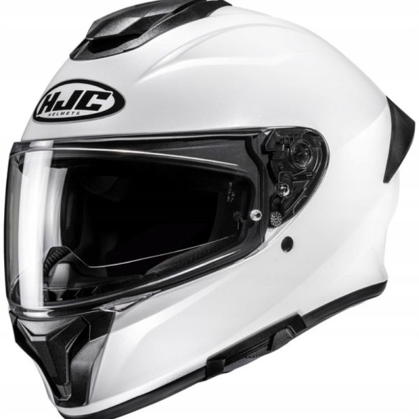 Kask motocyklowy HJC C71 Solid Pearl White