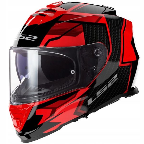 Kask LS2 FF800 Storm II Tracker Black RED-06 XL