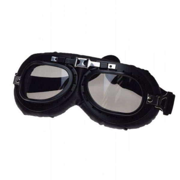 Gogle Weteran Model T01 czarny Mat