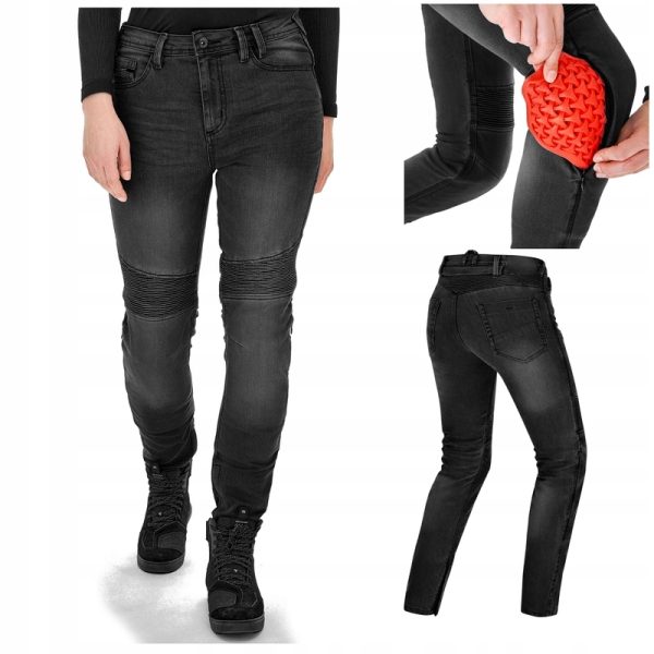 Spodnie Jeans Shima Zenith Lady Black