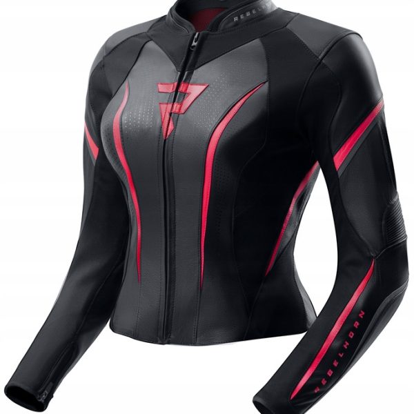 Kurtka skórzana damska Rebelhorn Diva St Black Pink W36