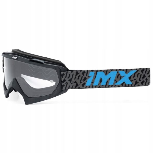 Gogle IMX Mud Black Matt/Grey/Blue szyba Clear (1 szyba W Zestawie)