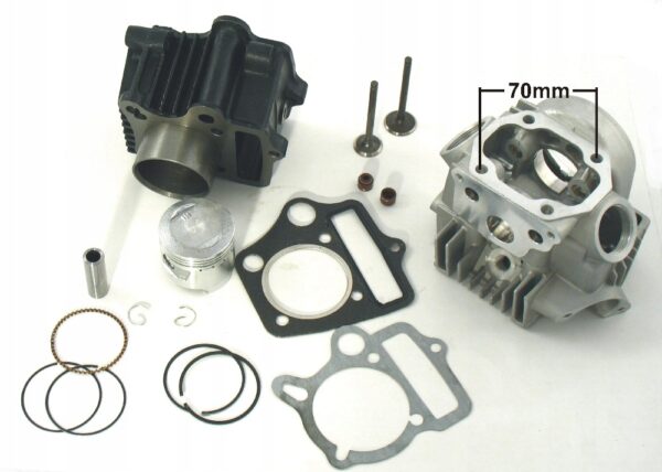 Cylinder + głowica 70 CC 4T Czoper Kinroad Kingway Ogar