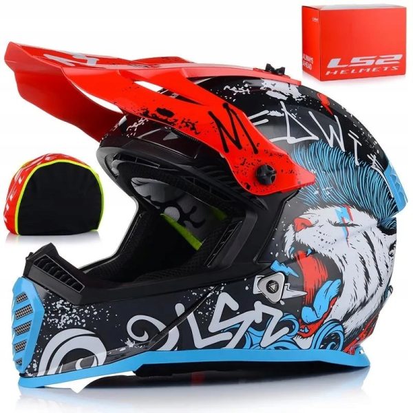 Kask LS2 MX437 Fast II Mini Starmaw BL.-06 M