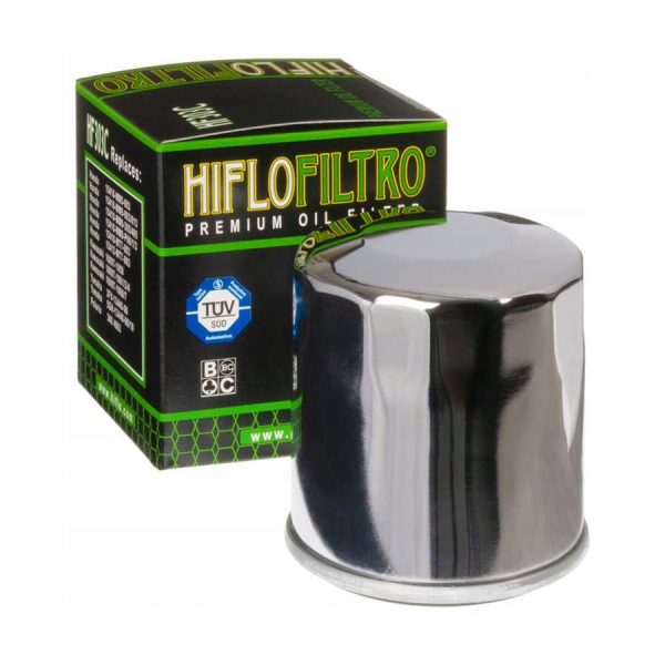 Hiflo filtr oleju Hf 303 Chrom honda/ kawasaki/ yamaha