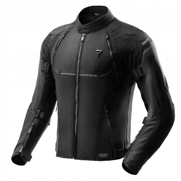Kurtka motocyklowa tekstylna Rebelhorn Swift Black