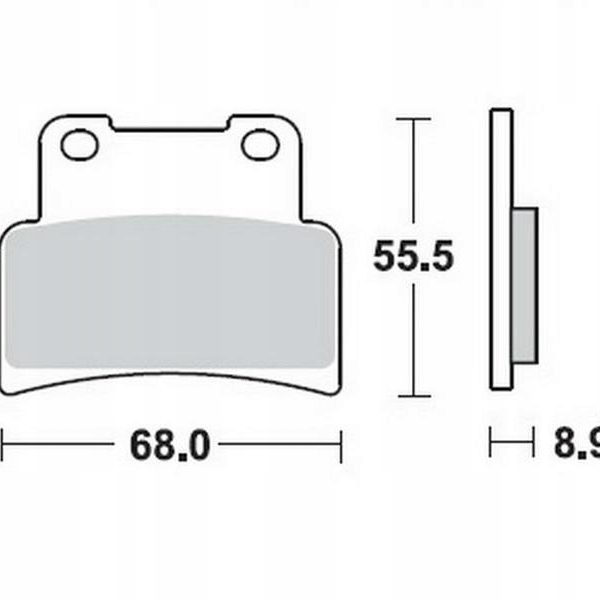 Klocki hamulcowe Brenta FT3098 MCB785 KH432