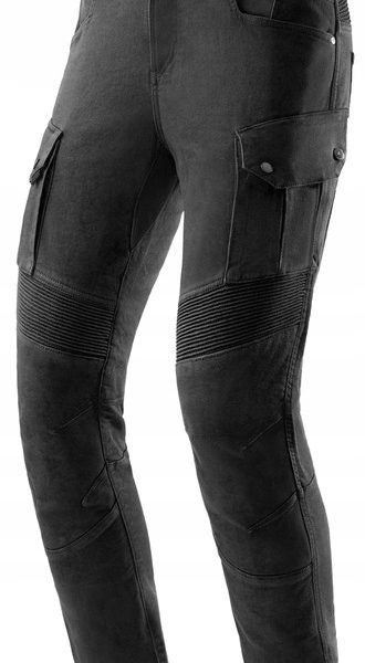 Jeansy motocyklowe Rebelhorn Faster Black