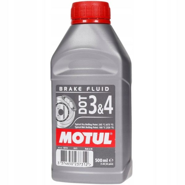 PŁYN HAMULCOWY MOTUL DOT3 & DOT4 500ml