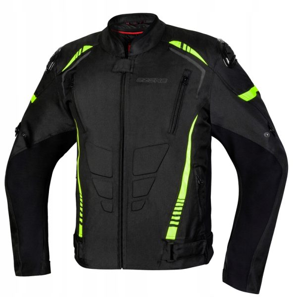 Kurtka tekstylna Ozone Pulse Black/Fluo