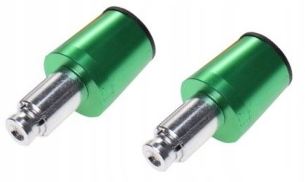 Końcówka kierownicy zielona 22MM