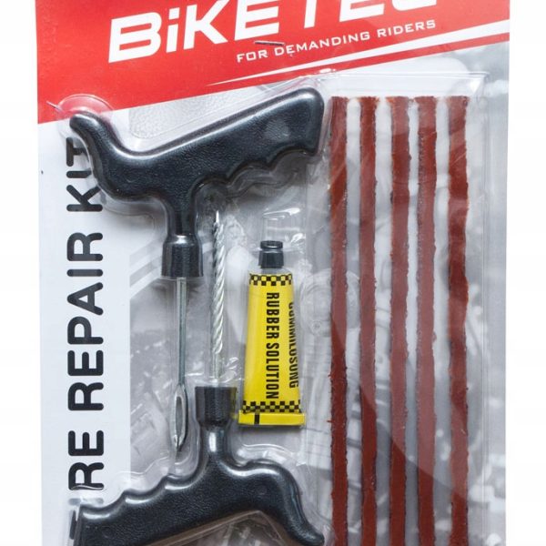 Biketec zestaw Naprawczy do Przebitych Opon Bezdętkowych (sznurki) komplet