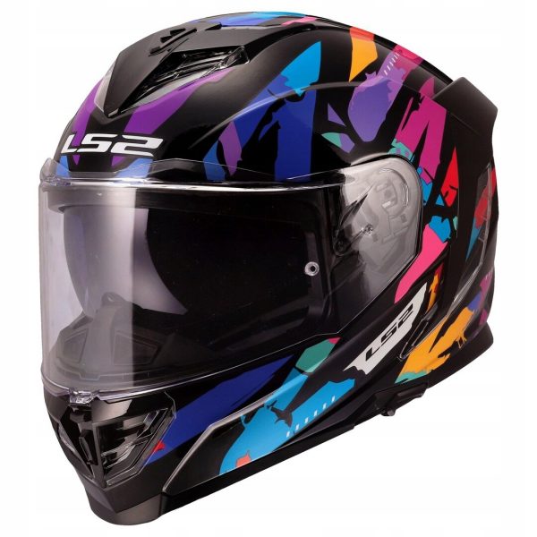 Kask LS2 FF818 Storm III Kaos Black Pur. Blue