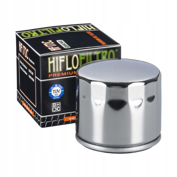 Hiflo filtr oleju Hf 172 Harley-Davidson (chromowany)