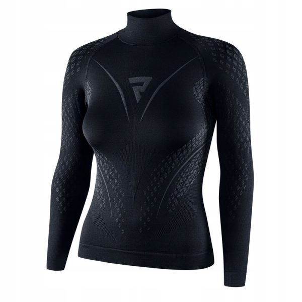 Koszulka termoaktywna Z Dł rękawem Rebelhorn Therm II Lady Black/Grey