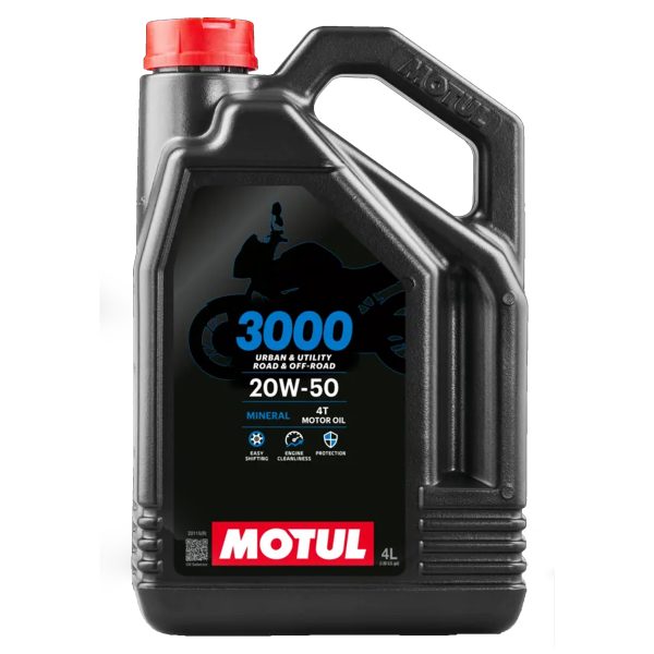 Olej silnik MOTUL 3000 20W50 4T Mineralny