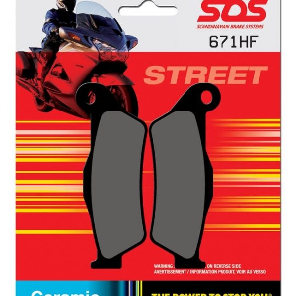 Klocki hamulcowe Sbs 616HR MCB587 KH136