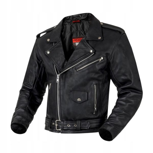 Kurtka skórzana Ozone Ramones Black