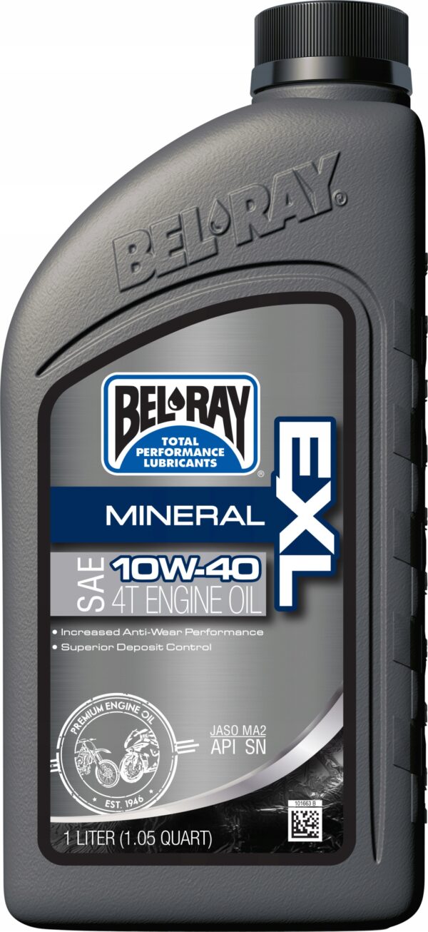 Olej Bel-Ray Exlmineralny 4 T 10W-40 1 L
