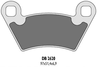 Klocki hamulcowe Delta Braking KH354 Polaris przód Ranger Rzr DB2620QDD