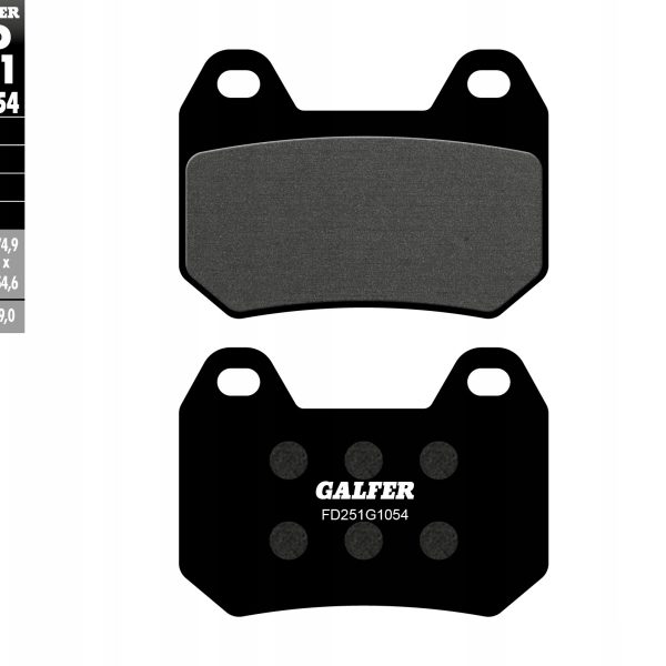 Klocki hamulcowe Galfer FD251G1054 MCB713 KH304