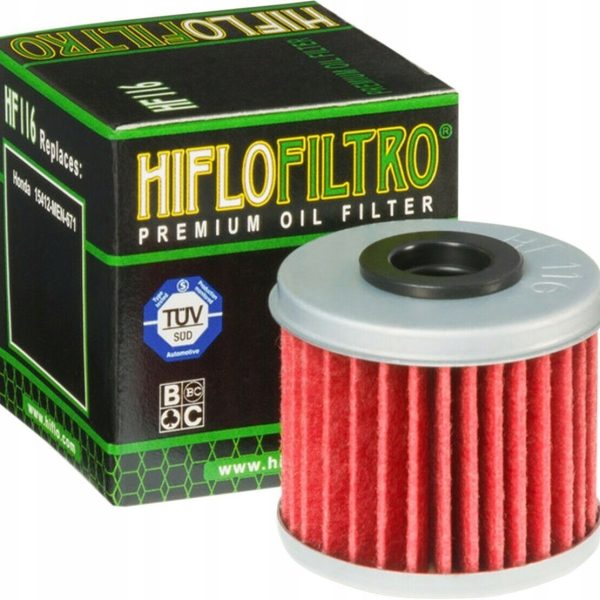 Filtr oleju Hiflofiltro HF116 honda Polaris Hm moto Husqvarna