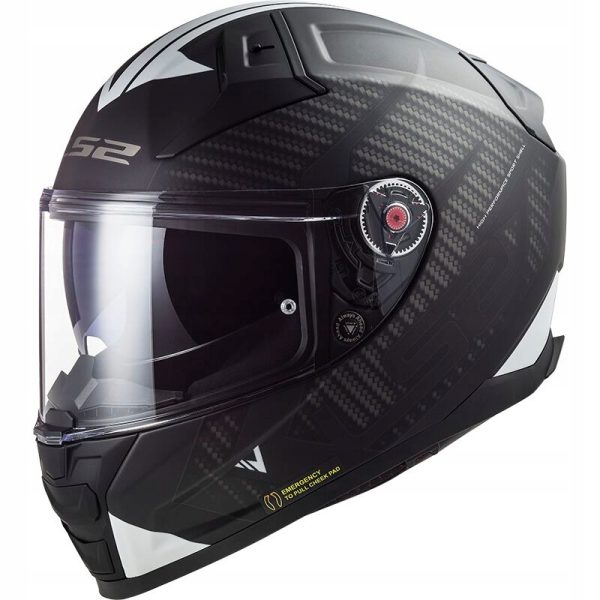 Kask LS2 FF811 Vector II Splitter Black White 06 XL