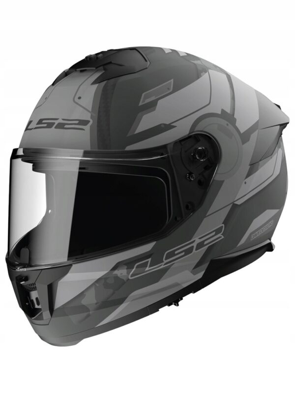 Kask LS2 FF808 Stream II Shadow M.TITAN GREY-06