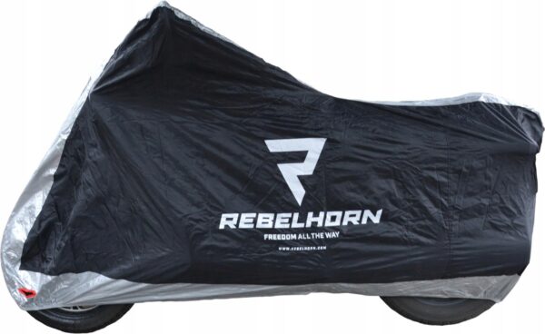 Pokrowiec na Motocykl Rebelhorn Cover II Black/Silver