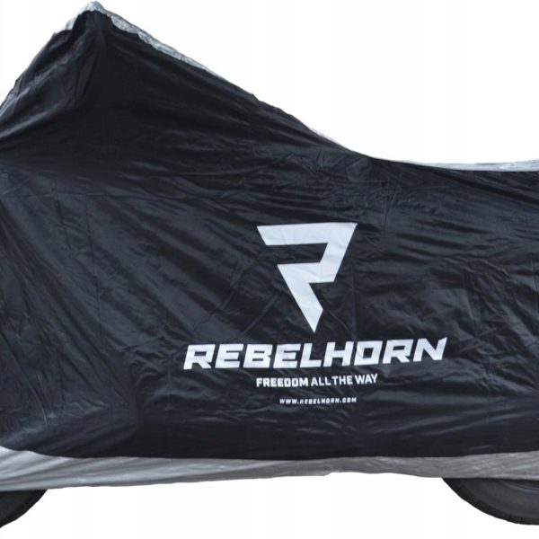 Pokrowiec na Motocykl Rebelhorn Cover II Black/Silver