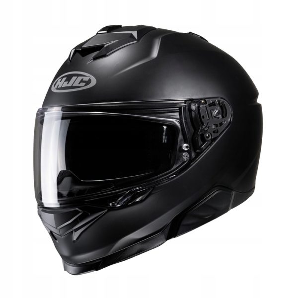 Kask HJC I71 Semi Flat Black szyba Bezbarwna