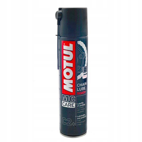 SMAR DO ŁAŃCUCHA W SPRAYU MOTUL CHAIN LUBE ROAD PLUS C2+ 400ml